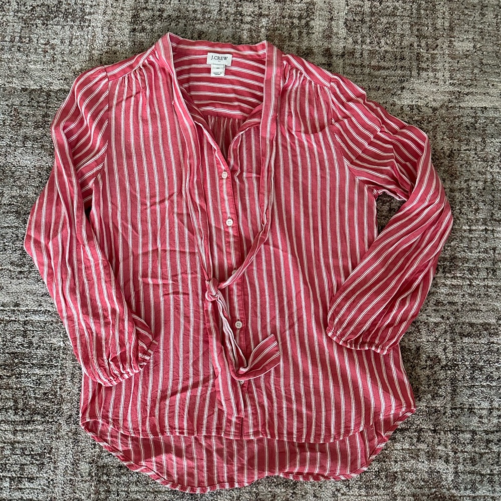 JCrew striped blouse